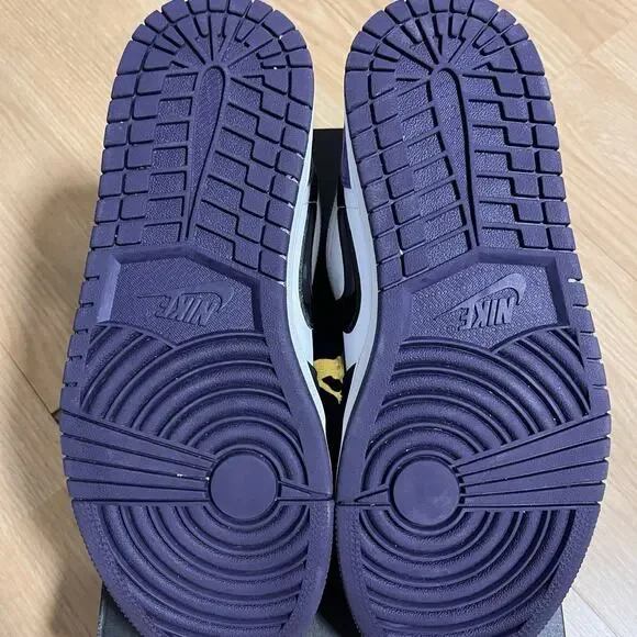 Size 8.5 - Air Jordan 1 Low Court Purple OG Men's 553558-125 RARE - Picture 6 of 8